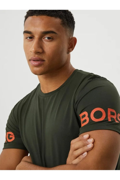 Bjorn Borg Ανδρικό Αθλητικό T-Shirt - Borg T-Shirt - Rosin