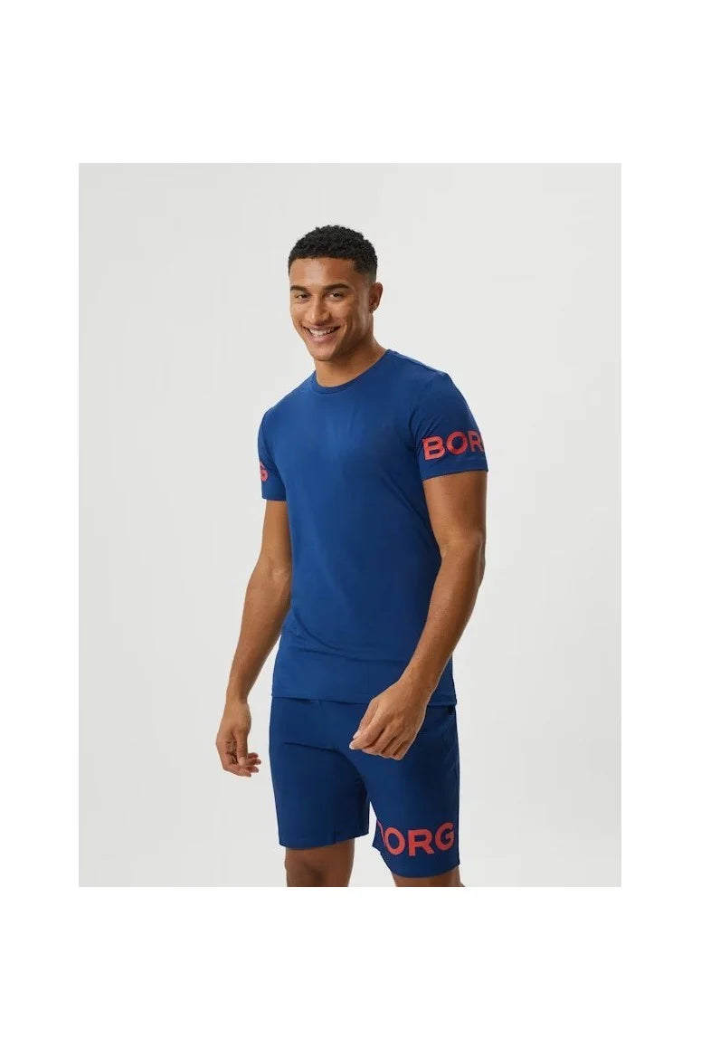 Bjorn Borg Ανδρικό Αθλητικό T-Shirt - Borg T-Shirt - Estate Blue