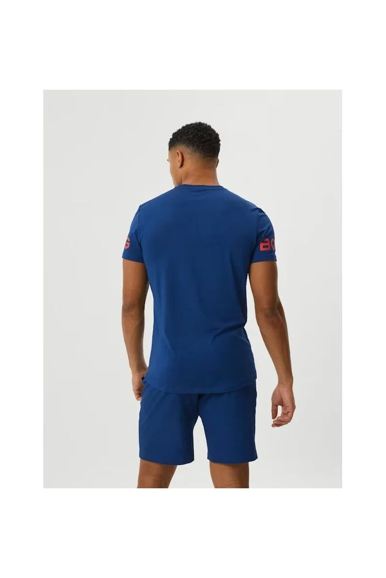 Bjorn Borg Ανδρικό Αθλητικό T-Shirt - Borg T-Shirt - Estate Blue
