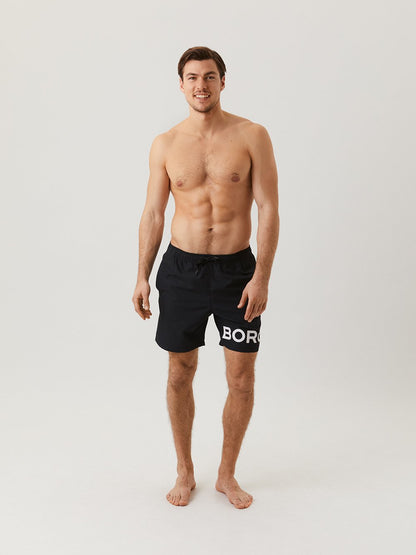 Bjorn Borg Μαγιό Ανδρικό - Swimwear Short Sheldon 1p - Black Beauty