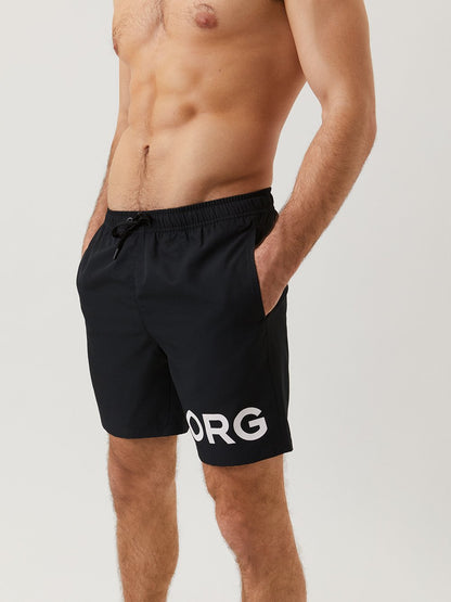 Bjorn Borg Μαγιό Ανδρικό - Swimwear Short Sheldon 1p - Black Beauty