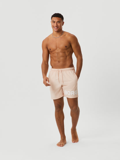 Bjorn Borg Ανδρικό Μαγιό Σόρτς - Borg Swim Shorts - Cream Tan