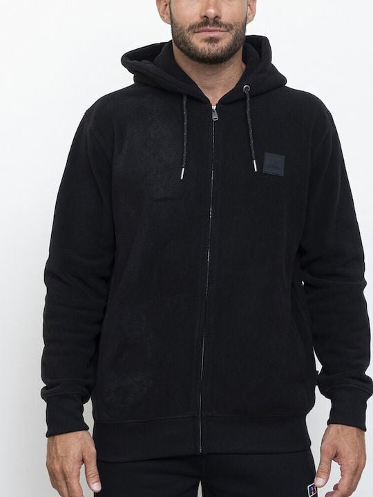 Russell Athletic Ανδρικη Ζακέτα Με Κουκούλα - Zip Through Hoody Jacket - A3-720-2-099 - Black