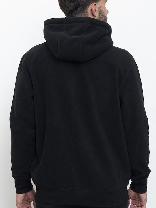 Russell Athletic Ανδρικη Ζακέτα Με Κουκούλα - Zip Through Hoody Jacket - A3-720-2-099 - Black