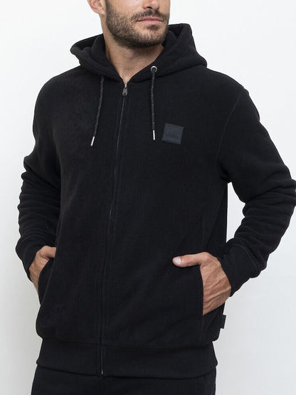 Russell Athletic Ανδρικη Ζακέτα Με Κουκούλα - Zip Through Hoody Jacket - A3-720-2-099 - Black