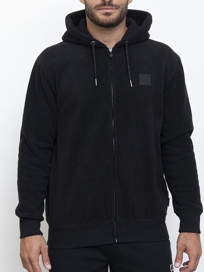 Russell Athletic Ανδρικη Ζακέτα Με Κουκούλα - Zip Through Hoody Jacket - A3-720-2-099 - Black