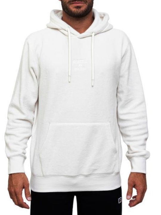 Russell Athletic Ανδρικό Φούτερ Με Κουκούλα - Pullover Hoody Jacket - A3-721-2-526 - White
