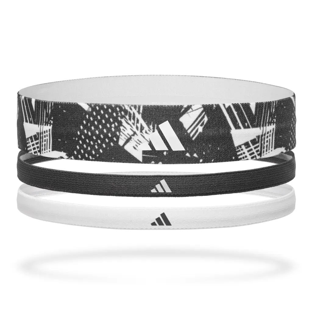 Adidas Hairbands - ADAC-16161-BLAKWHI - Black White