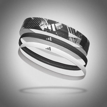 Adidas Hairbands - ADAC-16161-BLAKWHI - Black White