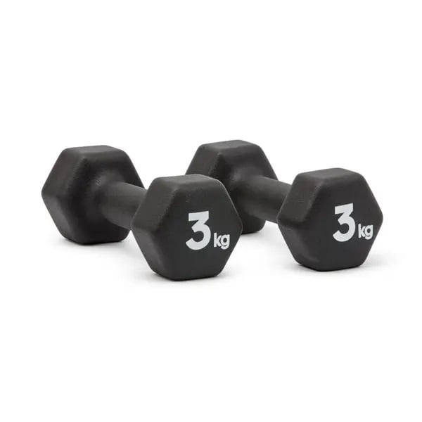 Adidas Βαράκια - Dumbbells 3kg - ADWT-11403 - Black