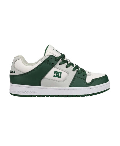 DC Παπούτσι Ανδρικό - Manteca Se - Leather Shoes for Men - ADYS100314-xwsg White/Grey/Green