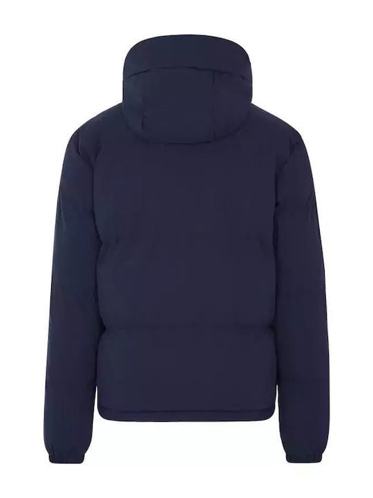 Fila Ανδρικό Μπουφάν Mε Αποσπώμενη Κουκούλα - Brook - APERMF24001-200 - Μπλε