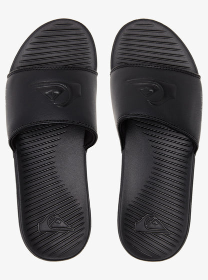 Quiksilver Παντόφλες Ανδρικές - Slider Sandals for Men - AQYL100956-sbkm - Black