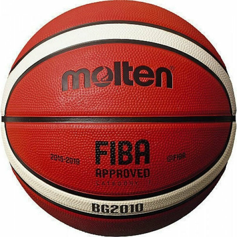 Molten - Μπάλα Μπάσκετ Rubber Cover Orange/Ivory - Size 7 - B7G2010
