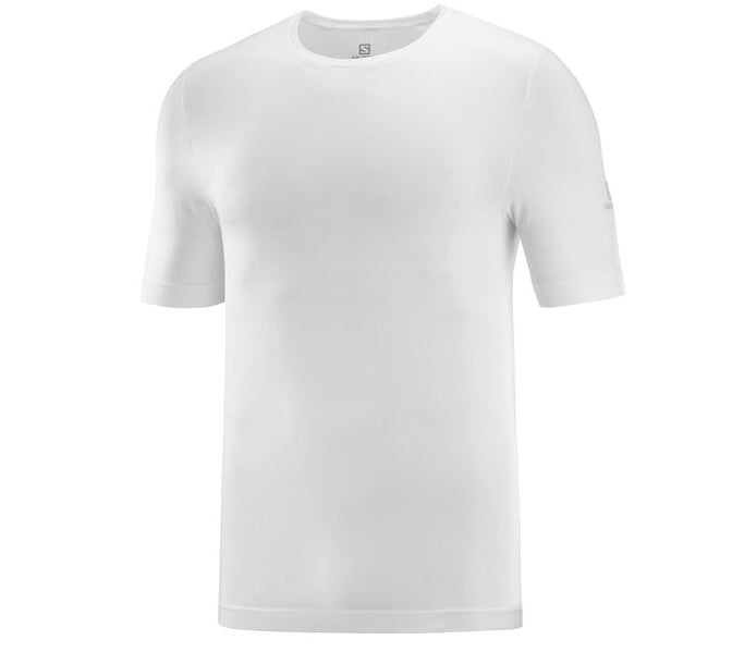 Salomon -T-Shirt Ανδρικό - APPAREL ESSENTIAL SEAMLESS SS T M White C17350