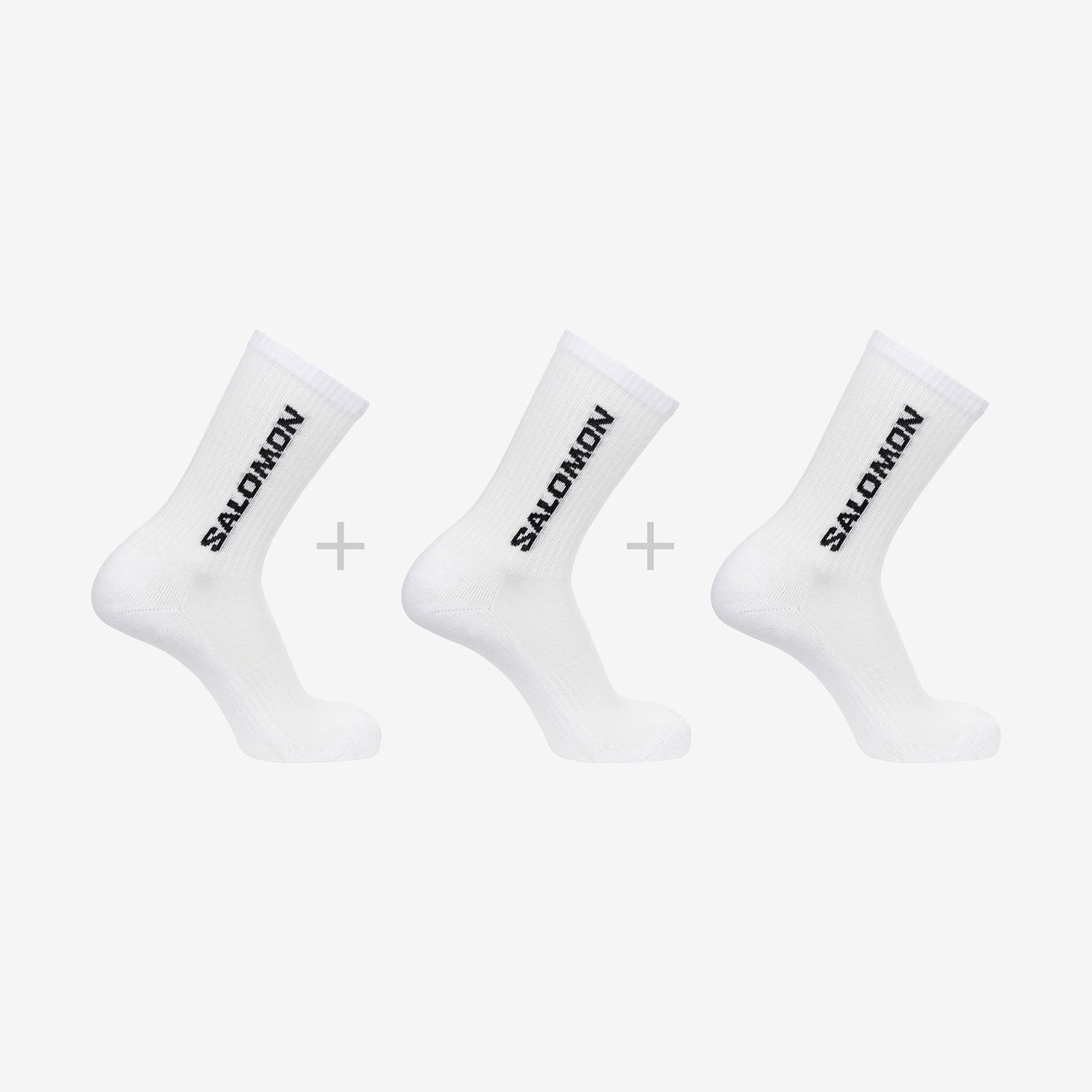 Salomon Κάλτσες Τρία Ζεύγη Unisex - EVERYDAY CREW 3-PACK - C20860 White