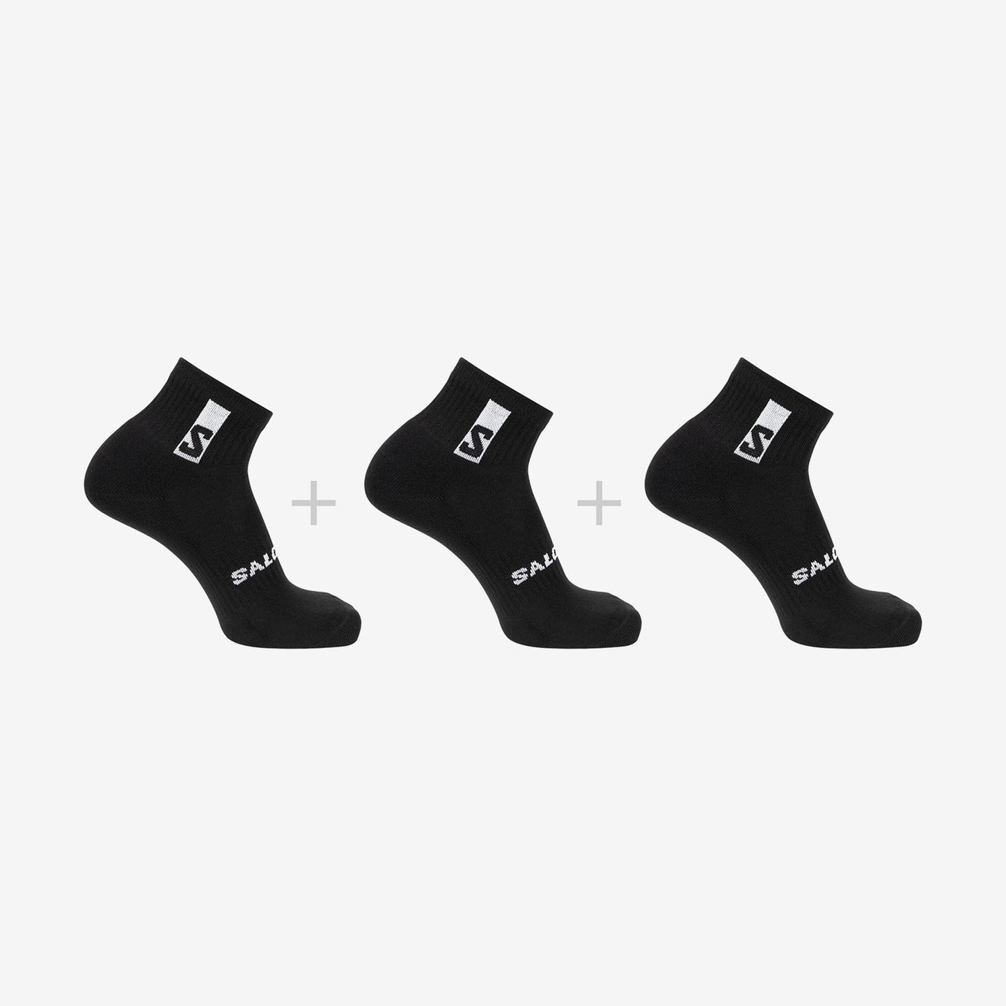 Salomon Κάλτσες Τρία Ζεύγη Unisex - EVERYDAY ANKLE 3-PACK - C20866 Black