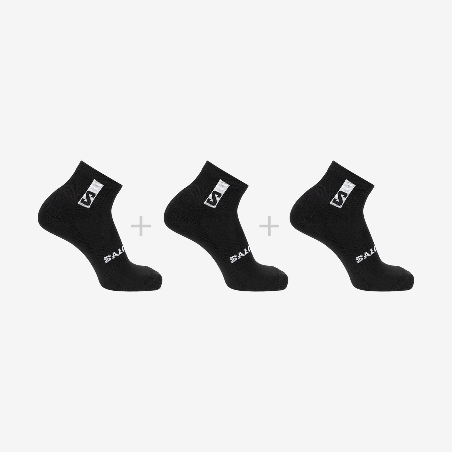 Salomon Κάλτσες Τρία Ζεύγη Unisex - EVERYDAY ANKLE 3-PACK - C20866 Black