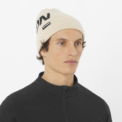 Salomon Σκούφος - HERMITAGE BEANIE - C26302 WHISPER WHITE