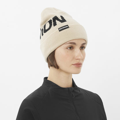 Salomon Σκούφος - HERMITAGE BEANIE - C26302 WHISPER WHITE