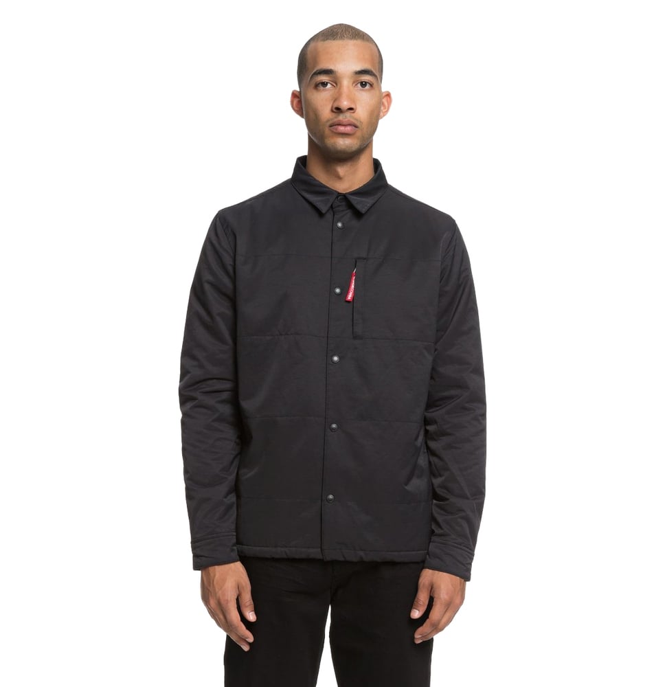 DC Μπουφάν Back It - Long Sleeve Quilted Over Shirt for Men EDYWT03205-kvj0 Black