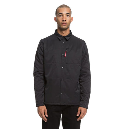 DC Μπουφάν Back It - Long Sleeve Quilted Over Shirt for Men EDYWT03205-kvj0 Black