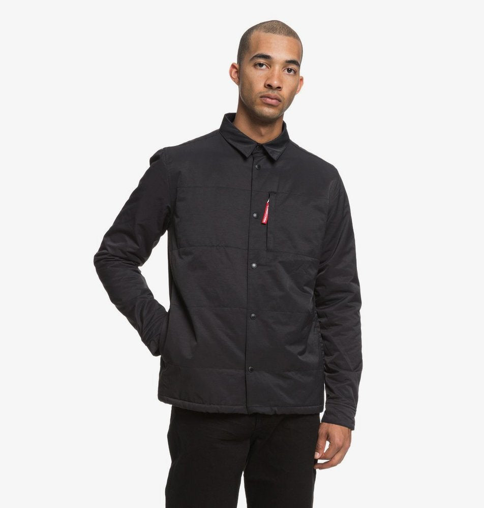 DC Μπουφάν Back It - Long Sleeve Quilted Over Shirt for Men EDYWT03205-kvj0 Black