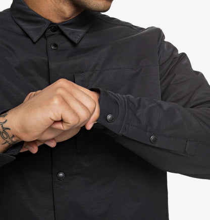 DC Μπουφάν Back It - Long Sleeve Quilted Over Shirt for Men EDYWT03205-kvj0 Black