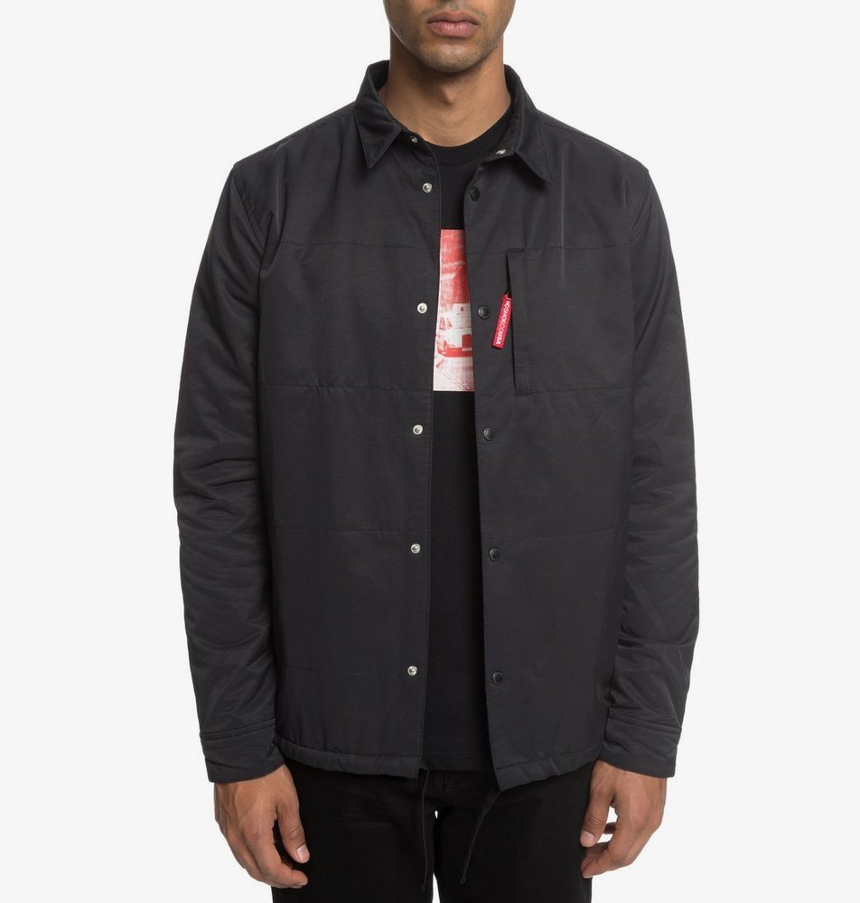 DC Μπουφάν Back It - Long Sleeve Quilted Over Shirt for Men EDYWT03205-kvj0 Black