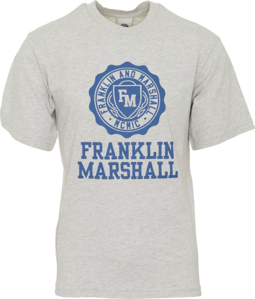 Franklin & Marshal T-Shirt Ανδρικό Κοντό Μανίκι - Grey