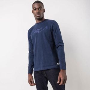 Marlboro Classics Μπλουζάκι T Shirt M/M - Navy Blazer - MCS-M-T-05004-704