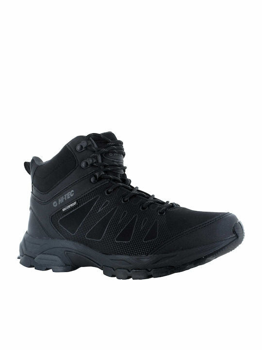 Hi-Tec Ανδρικά Ορειβατικά Μποτάκια - Raven Mid WP Men - Black - O006888-022