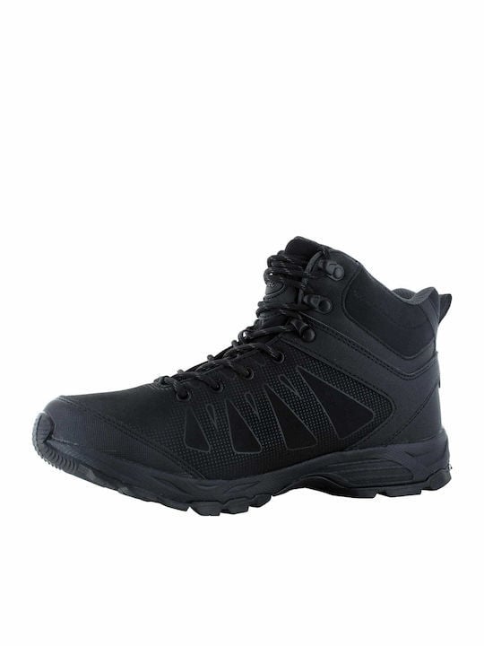 Hi-Tec Ανδρικά Ορειβατικά Μποτάκια - Raven Mid WP Men - Black - O006888-022