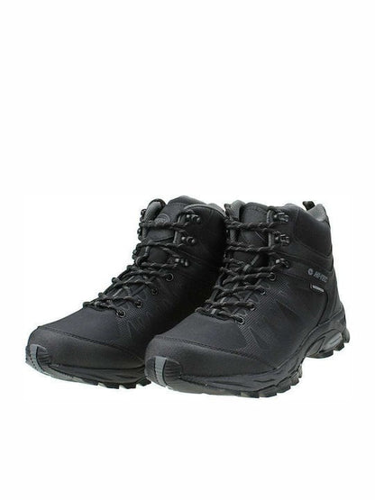 Hi-Tec Ανδρικά Ορειβατικά Μποτάκια - Raven Mid WP Men - Black - O006888-022