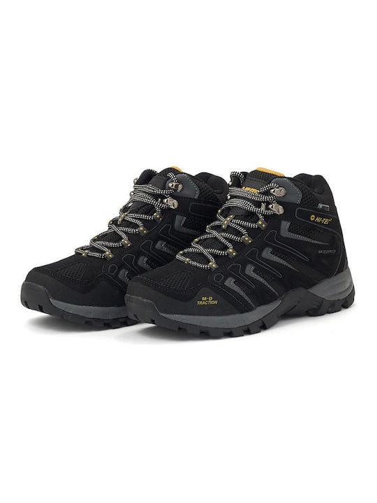 Hi-Tec Ανδρικά Ορειβατικά Μποτάκια - Torca Mid WP - Black - O010250-022