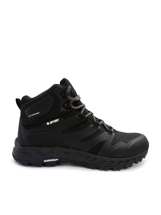 Hi-Tec Ανδρικά Ορειβατικά Μποτάκια - Nytro Mid WP - Black - O010352-021