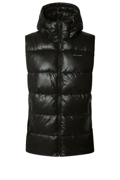 Pepe Jeans Γυναικείο Αμάνικο Μπουφάν - waterproof padded waistcoat - PL4024359-836 - black