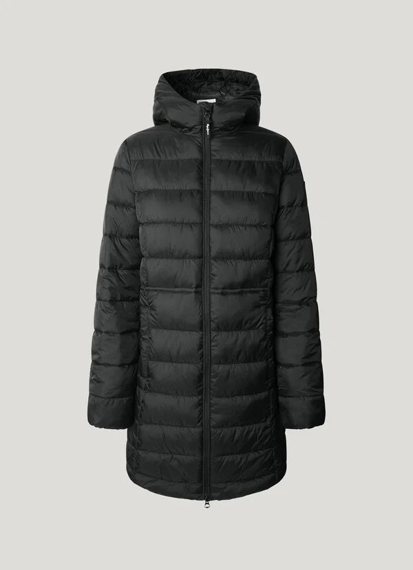 Pepe Jeans Γυναικείο Μπουφάν - long padded puffer jacket - PL4024372-999 - black