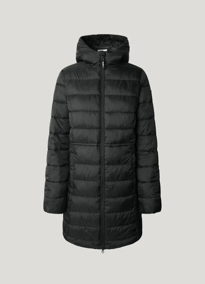 Pepe Jeans Γυναικείο Μπουφάν - long padded puffer jacket - PL4024372-999 - black