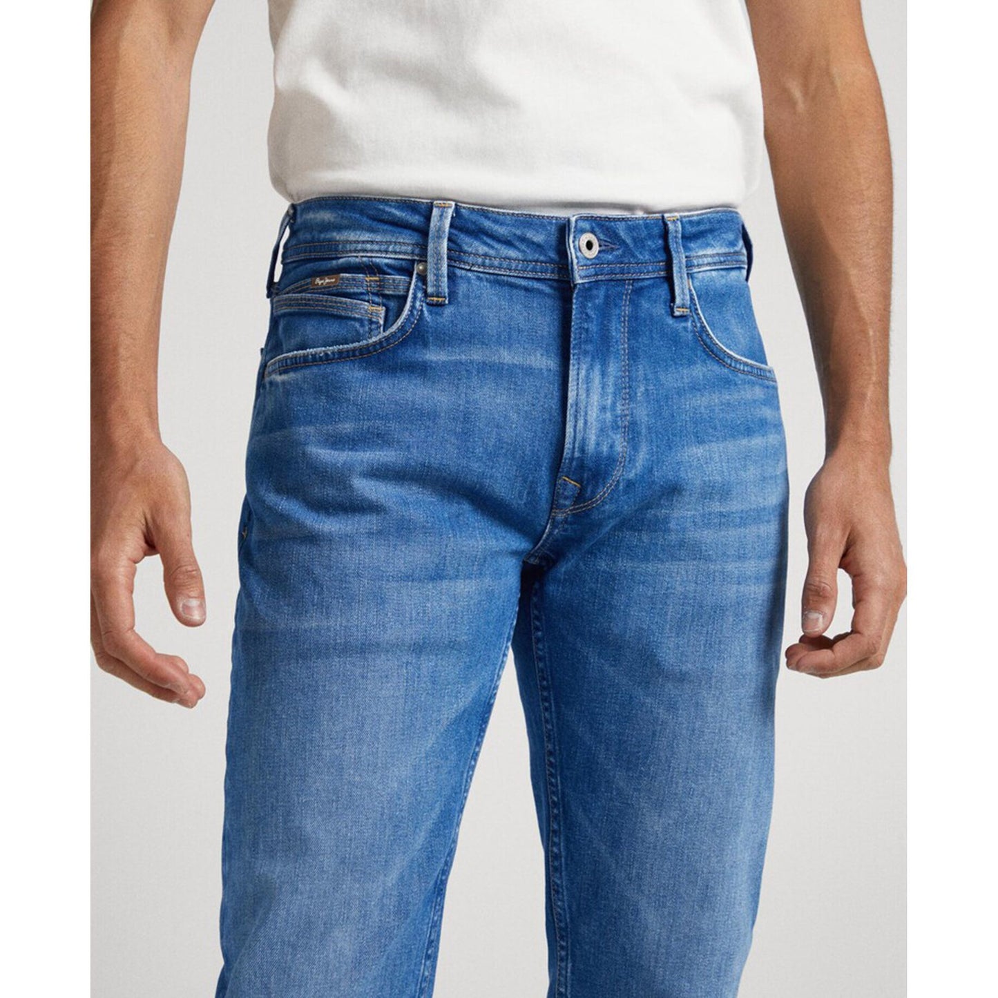 Pepe Jeans - Ανδρικό Παντελόνι Τζιν - Hatch Regular Denim - PM206323VS32-000 denim