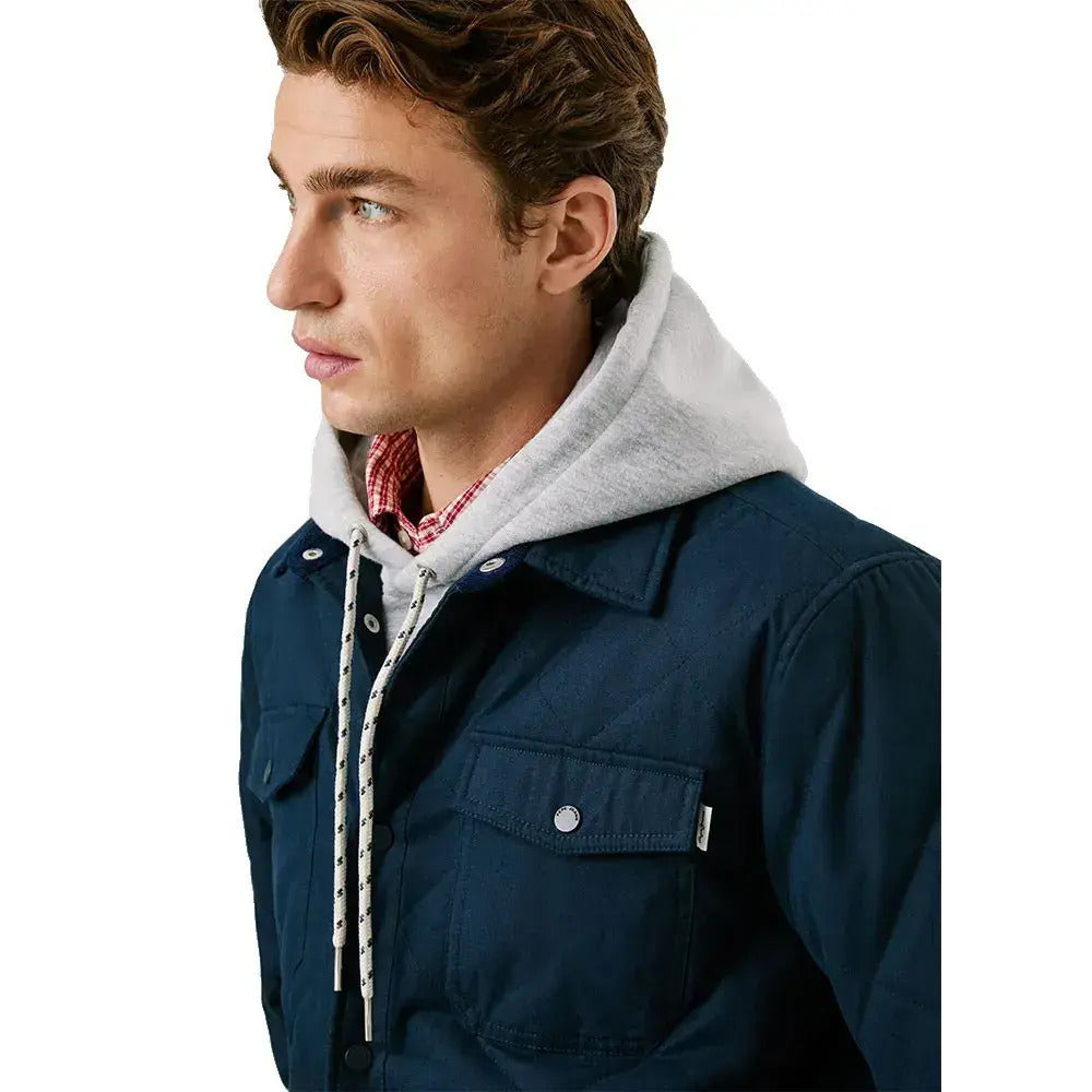 Pepe Jeans Ανδρικό Μπουφάν - quilted overshirt - PM4027197-594 - dulwich blue