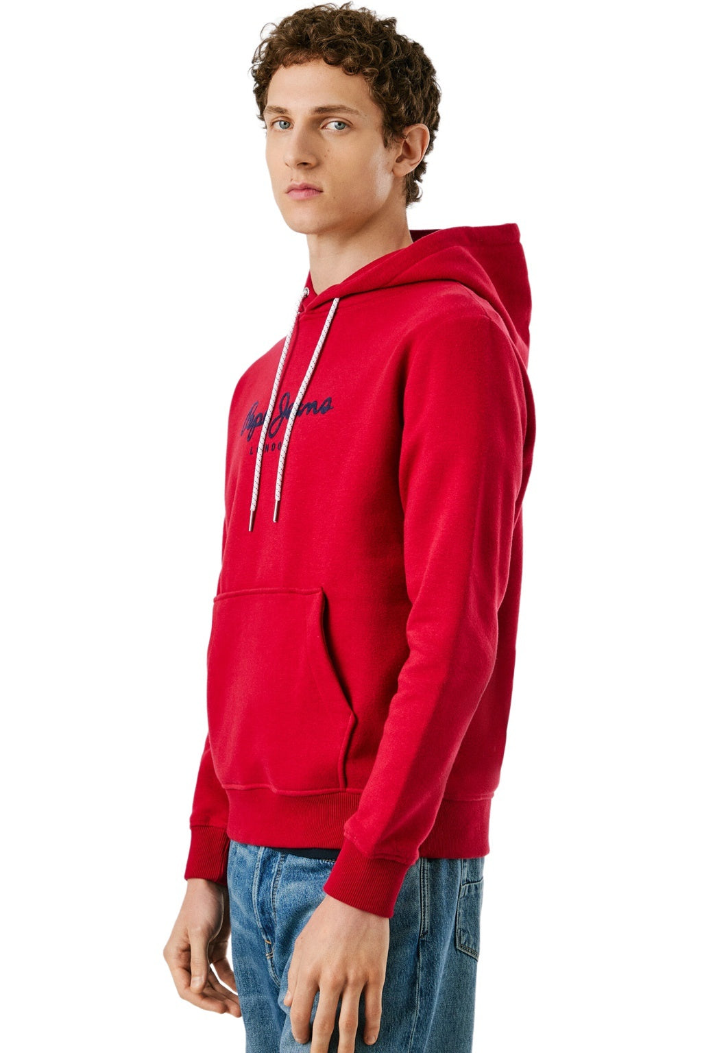 Pepe Jeans Ανδρικό Φούτερ Με Κουκούλα - MACBETH - PM5800009-285 - RUGBY RED