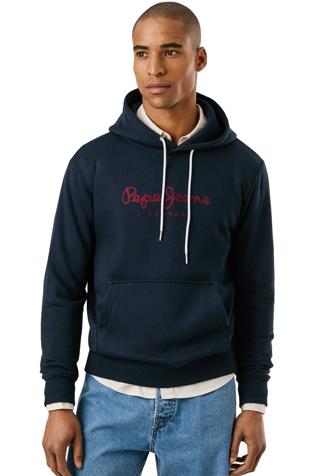Pepe Jeans Ανδρικό Φούτερ Με Κουκούλα - MACBETH - PM5800009-594 - DULWICH BLUE