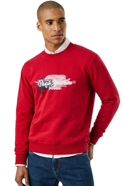 Pepe Jeans Ανδρικό Φούτερ - TREY - PM5800026-285 - RUGBY RED