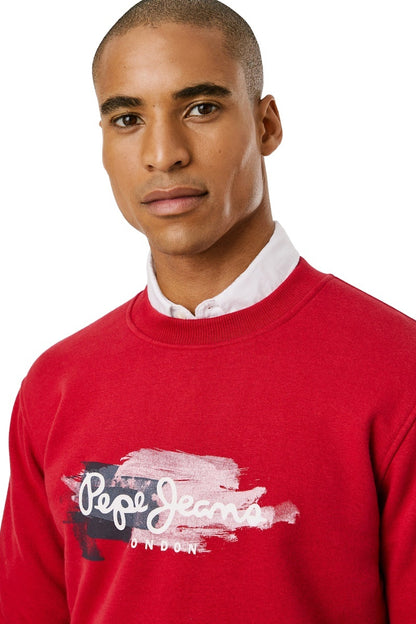 Pepe Jeans Ανδρικό Φούτερ - TREY - PM5800026-285 - RUGBY RED