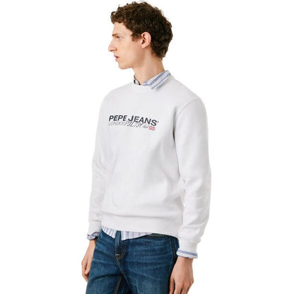Pepe Jeans Ανδρικό Φούτερ - MATTHEW CREW - PM5800029-800 - white