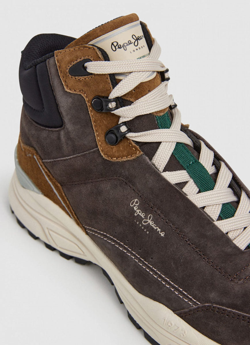 Pepe Jeans Μποτάκι Ανδρικό - DROP 3 DARREN BOOT - PMS600011-898 DARK BROWN