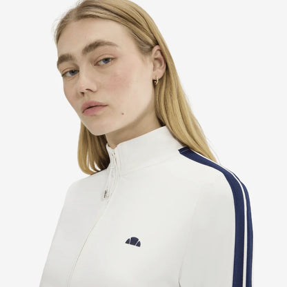 Ellesse Γυναικεία ζακέτα με φερμουάρ Banff FZ Jacket in Off White - SGB22755-904 OFF WHITE