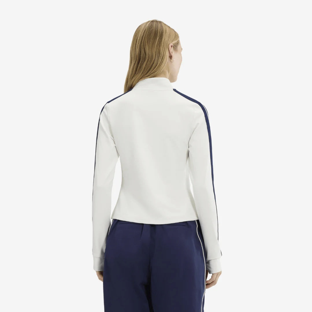 Ellesse Γυναικεία ζακέτα με φερμουάρ Banff FZ Jacket in Off White - SGB22755-904 OFF WHITE