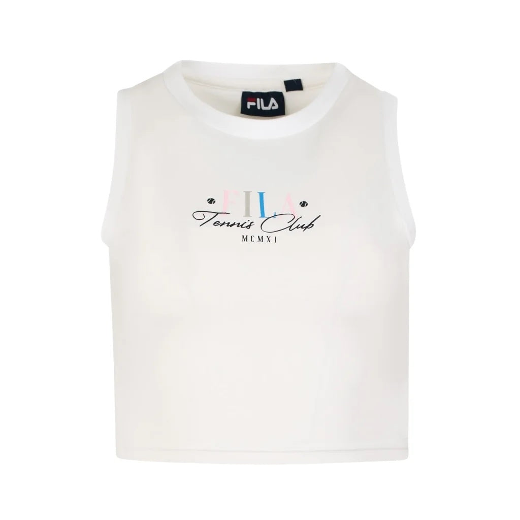 Fila Γυναικεία Αμάνικη Μπλούζα - Harlequinn - SS23SPW056-100 - White